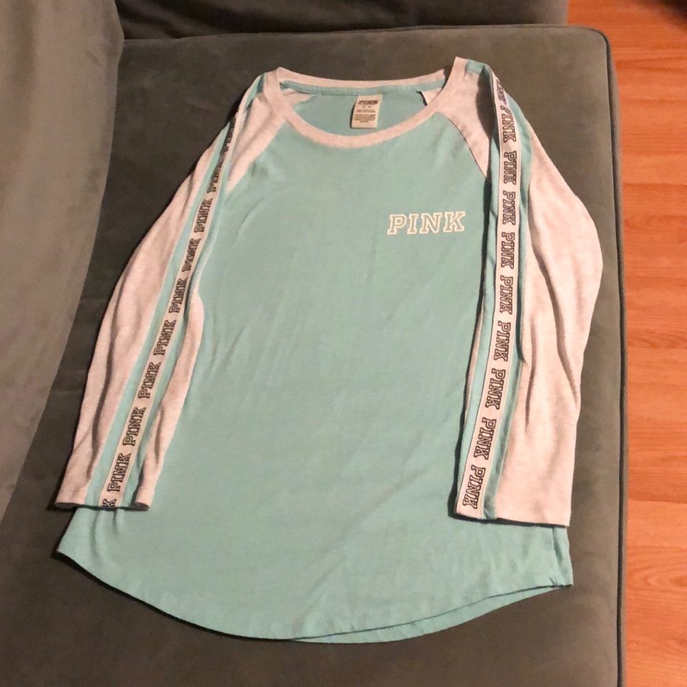 Pink long sleeve T-shirt